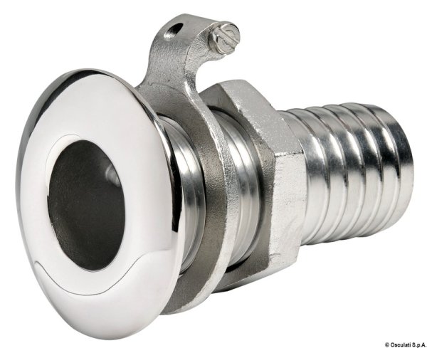 Scarico a mare inox 1" x 30 mm - 17.523.13